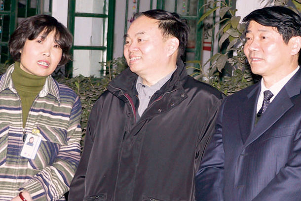 原中国教育部部长周济来我校视察